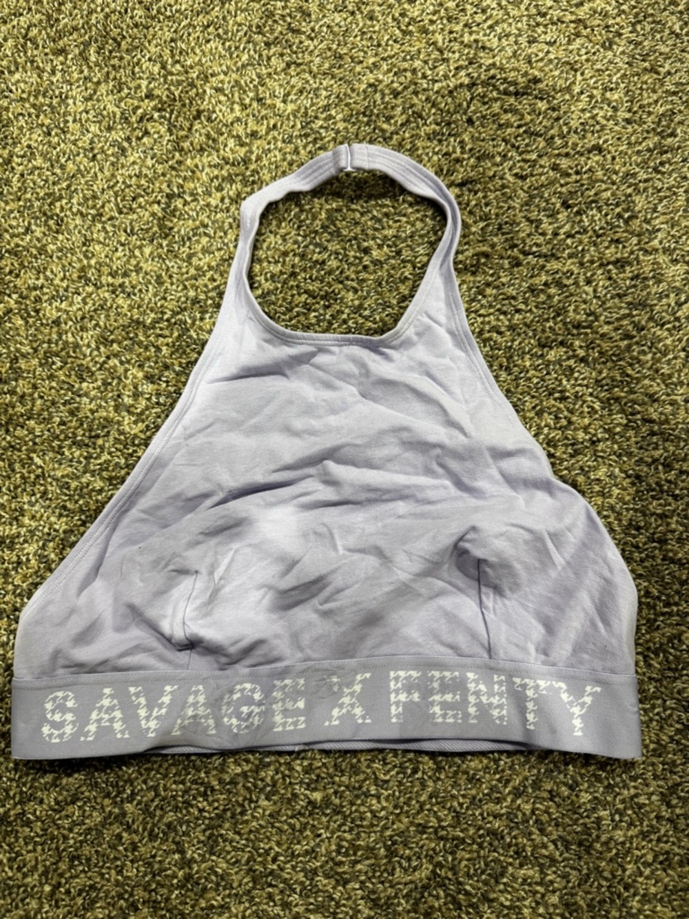 Savage X Fenty forever savage lavender high neck halter bralette
